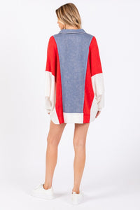 Sewn+Seen Americana Color Block Top in Red/Blue/White Shirts & Tops Sewn+Seen   