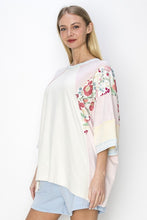 Load image into Gallery viewer, J. Her Color Block Raglan Top in Light Pink Shirts &amp; Tops J.Her   
