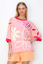 Load image into Gallery viewer, J.Her Quilted Flower Patch Top in Pink
