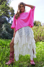 Load image into Gallery viewer, J.nna Solid Color Dolman Sleeve Top in Azalea Pink Shirts &amp; Tops J.nna   
