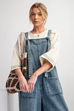 Load image into Gallery viewer, Easel Stone Washed Denim Jumpsuit in Washed Denim Jumpsuit Easel   
