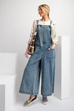 Load image into Gallery viewer, Easel Stone Washed Denim Jumpsuit in Washed Denim Jumpsuit Easel   
