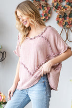 Load image into Gallery viewer, Oli &amp; Hali Oversized Cotton Gauze Top in Pink Shirts &amp; Tops Oli &amp; Hali   
