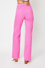 Load image into Gallery viewer, Judy Blue High Waisted 90&#39;s Straight Pants in Hot Pink Pants Judy Blue   
