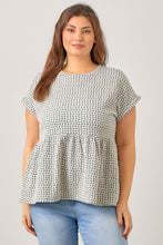 Load image into Gallery viewer, Polagram Textured Knit top in Blue Multi
