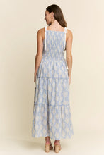 Load image into Gallery viewer, J.nna Floral Print Maxi Dress in Pastel Blue
