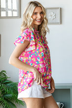 Load image into Gallery viewer, First Love Multicolored Leopard Print Top in Pink Multi
