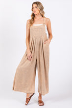 Load image into Gallery viewer, Sewn+Seen Mineral Washed Scuba Jumpsuit in Taupe
