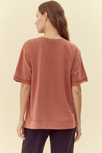 Load image into Gallery viewer, Jodifl Ribbon Patched Top in Taupe ON ORDER
