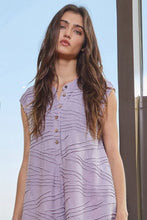 Load image into Gallery viewer, BucketList Textured Jumpsuit in Lavender
