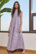 Load image into Gallery viewer, BucketList Textured Jumpsuit in Lavender
