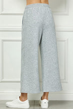 Load image into Gallery viewer, See and Be Seen Texture Cropped Pants with Pearl Detail in Grey ON ORDER Pants See and Be Seen   
