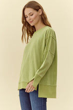 Load image into Gallery viewer, Jodifl Solid Color OVERSIZED Sweatshirt in Avocado
