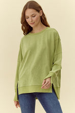 Load image into Gallery viewer, Jodifl Solid Color OVERSIZED Sweatshirt in Avocado
