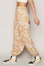 Load image into Gallery viewer, POL Woven Floral Print Harem Pants in Ivory Multi ON ORDER
