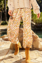 Load image into Gallery viewer, POL Woven Floral Print Harem Pants in Ivory Multi ON ORDER
