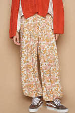 Load image into Gallery viewer, POL Woven Floral Print Harem Pants in Ivory Multi ON ORDER
