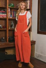 Load image into Gallery viewer, Oddi Cotton Gauze Jumpsuit in Rust Orange
