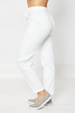 Load image into Gallery viewer, Judy Blue High Waisted Garment Dyed Joggers in White
