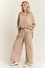 Load image into Gallery viewer, J.Her Mineral Washed OVERSIZED Top in Latte
