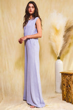 Load image into Gallery viewer, BucketList Solid Color Sweater Jumpsuit in Lilac
