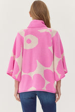 Load image into Gallery viewer, Jodifl Large Flower Print Pullover Sweater in Pink ON ORDER
