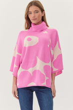 Load image into Gallery viewer, Jodifl Large Flower Print Pullover Sweater in Pink ON ORDER
