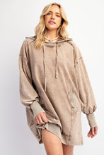 Load image into Gallery viewer, Easel Oversized Pullover Dress in Light Mocha ON ORDER
