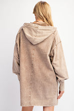 Load image into Gallery viewer, Easel Oversized Pullover Dress in Light Mocha ON ORDER
