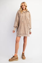 Load image into Gallery viewer, Easel Oversized Pullover Dress in Light Mocha ON ORDER
