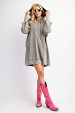 Load image into Gallery viewer, Easel Oversized Pullover Dress in Ash
