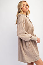 Load image into Gallery viewer, Easel Oversized Pullover Dress in Light Mocha ON ORDER
