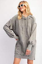 Load image into Gallery viewer, Easel Oversized Pullover Dress in Ash
