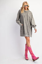 Load image into Gallery viewer, Easel Oversized Pullover Dress in Ash
