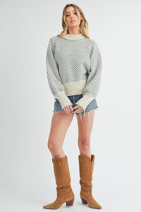 Aemi+Co Echo Sweater in White