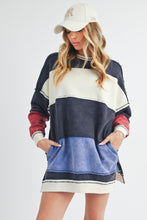 Load image into Gallery viewer, Aemi + Co Ottavia Sweatshirt in Navy Multi ON ORDER
