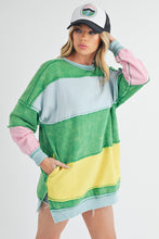 Load image into Gallery viewer, Aemi + Co Ottavia Sweatshirt in Green Multi ON ORDER
