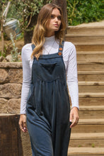 Load image into Gallery viewer, Oddi French Terry Jumpsuit in Washed Blue
