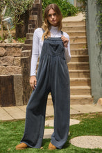 Load image into Gallery viewer, Oddi French Terry Jumpsuit in Washed Blue
