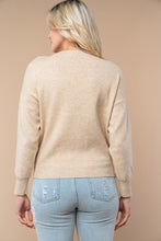 Load image into Gallery viewer, White Birch Solid Color Knit Sweater in Beige
