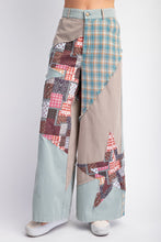 Load image into Gallery viewer, Easel Mix n Match Patchwork Pants in Sage Grey
