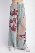 Load image into Gallery viewer, Easel Mix n Match Patchwork Pants in Sage Grey
