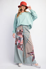 Load image into Gallery viewer, Easel Mix n Match Patchwork Pants in Sage Grey
