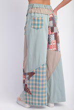 Load image into Gallery viewer, Easel Mix n Match Patchwork Pants in Sage Grey
