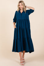 Load image into Gallery viewer, Mittoshop Solid Color Airflow Maxi Dress in Teal
