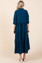 Load image into Gallery viewer, Mittoshop Solid Color Airflow Maxi Dress in Teal
