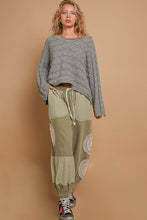 Load image into Gallery viewer, POL CROPPED Solid Color Chenille Sweater in Olive
