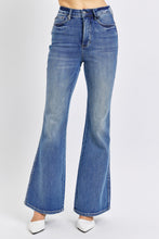 Load image into Gallery viewer, Judy Blue High Waisted Tummy Control Flare Jeans in Dark Blue
