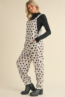Jodifl Geometric Print Jumpsuit in Off White