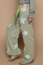 Load image into Gallery viewer, POL Regular Fit Star Patched Pants in Olive
